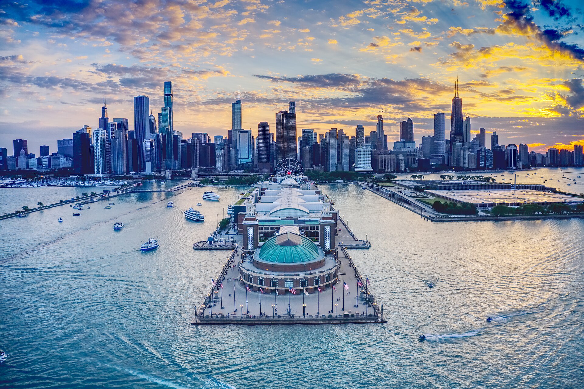 Navy Pier Chicago lakefront