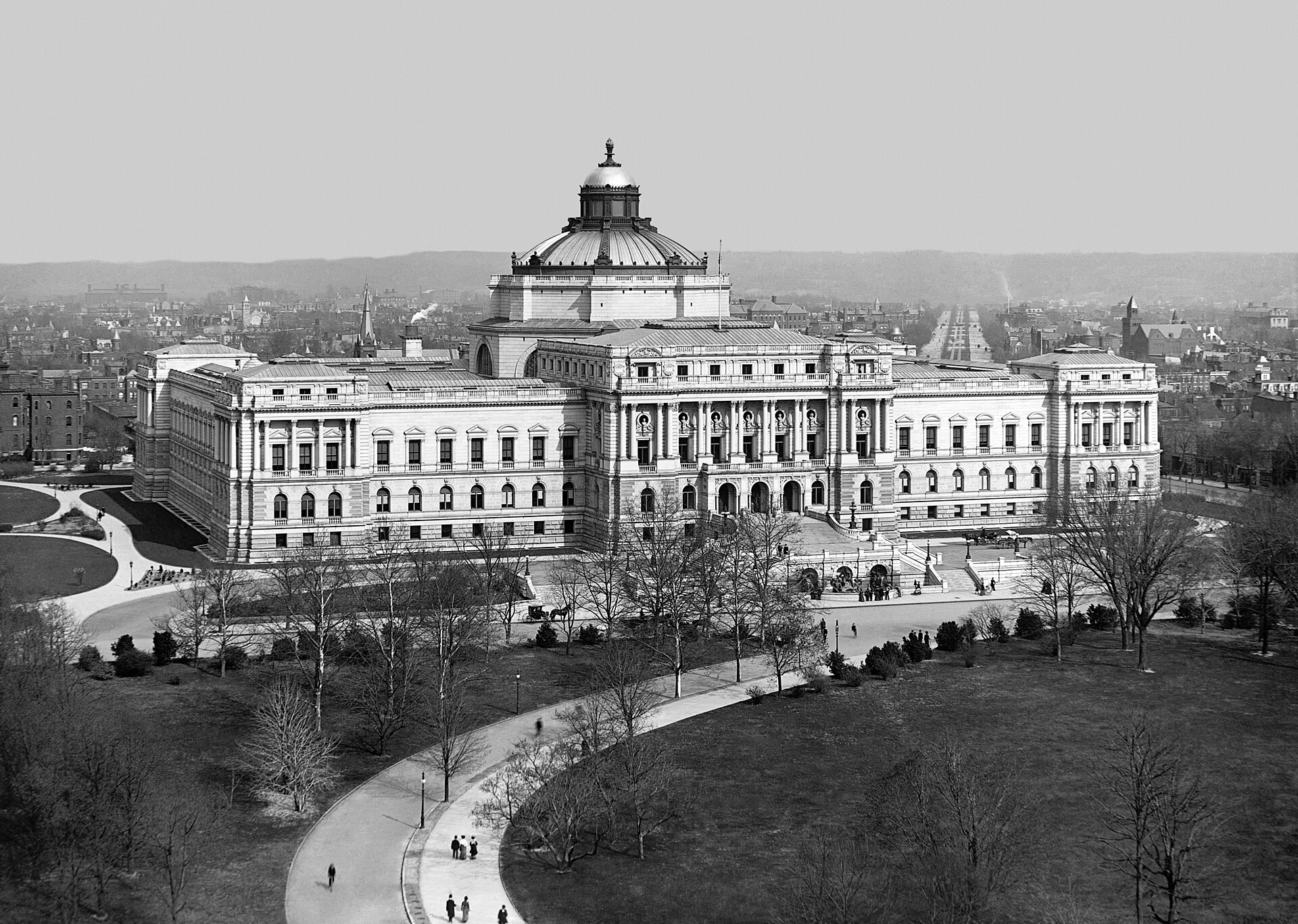 Library of Congress Jefferson Building, about 1902
