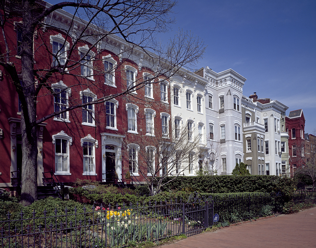 Row houses on Capitol Hill, Washington, D.C.