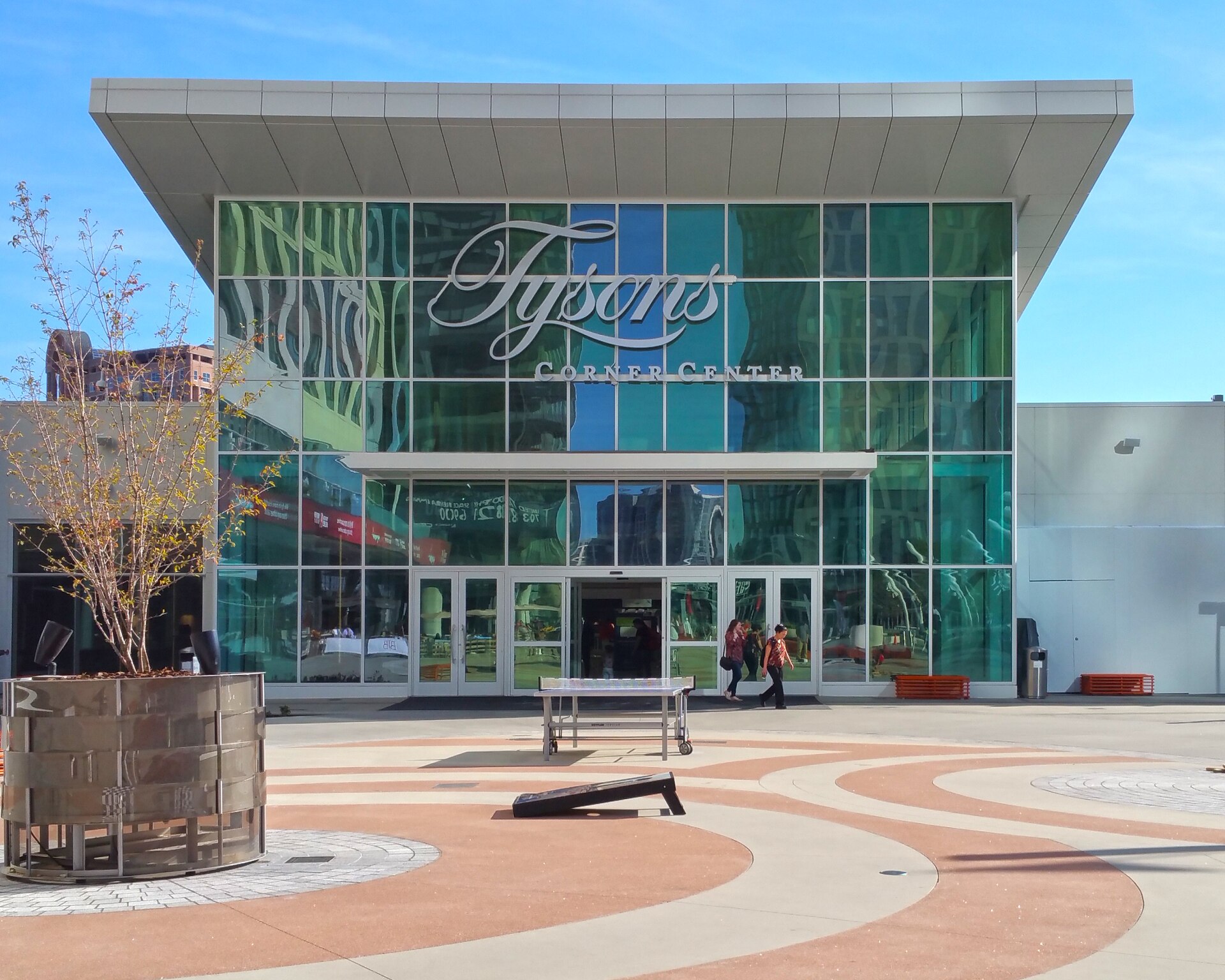 Metro entrance into Tysons Corner Center