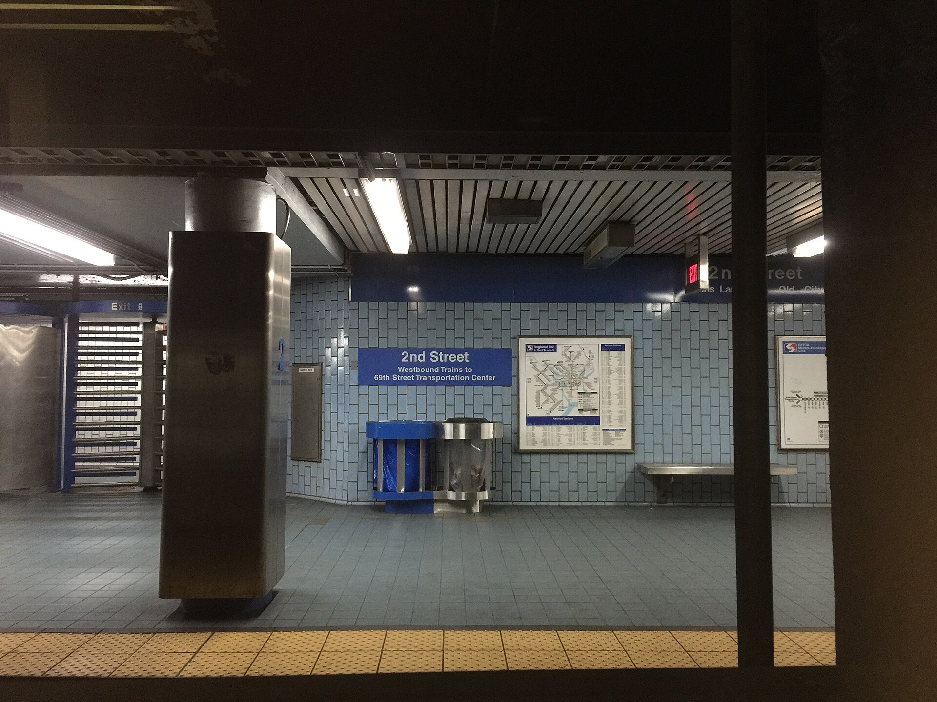 2nd Street station on the Market-Frankford Line
