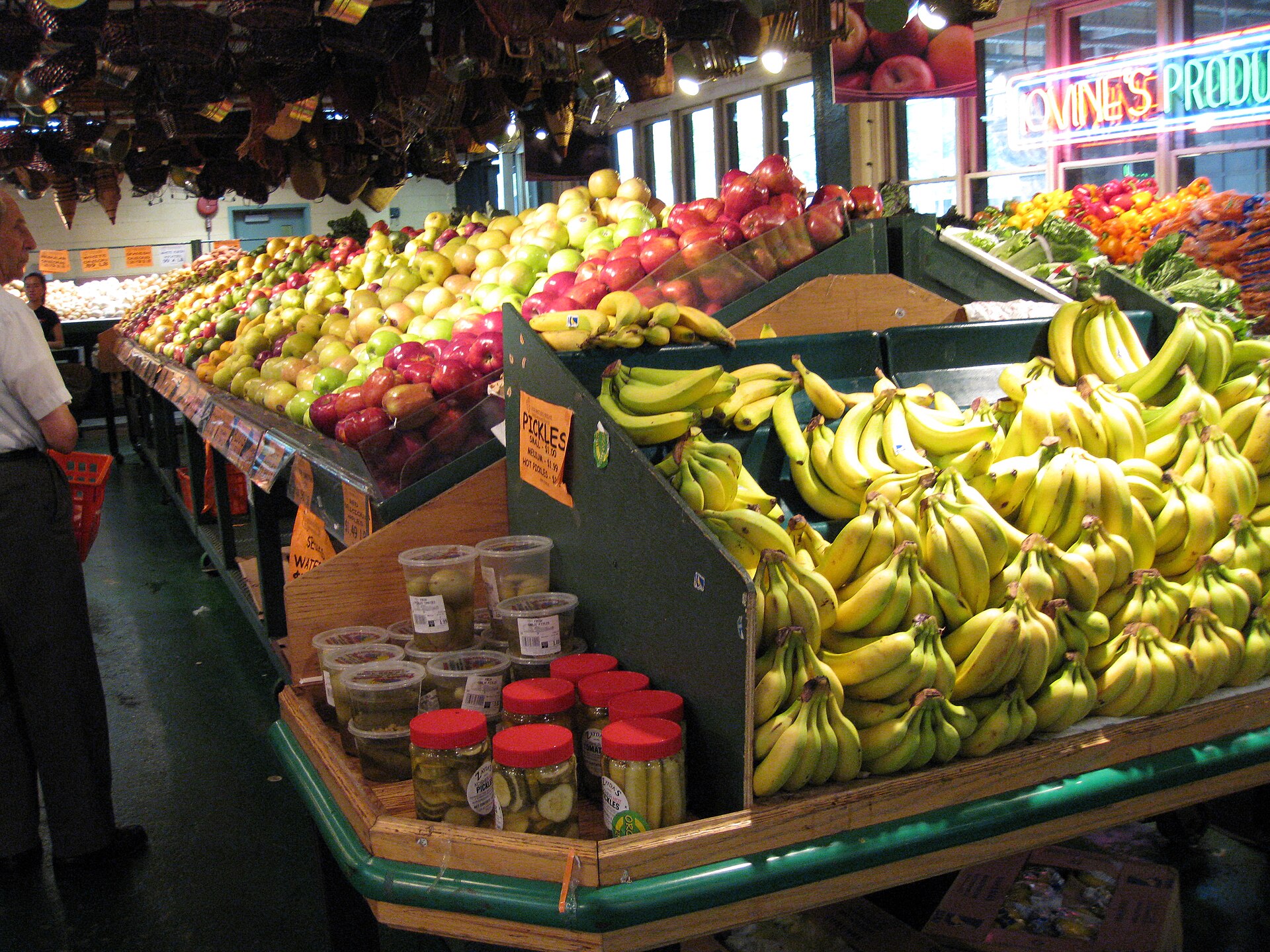 Fresh produce at Reading Terminal Market