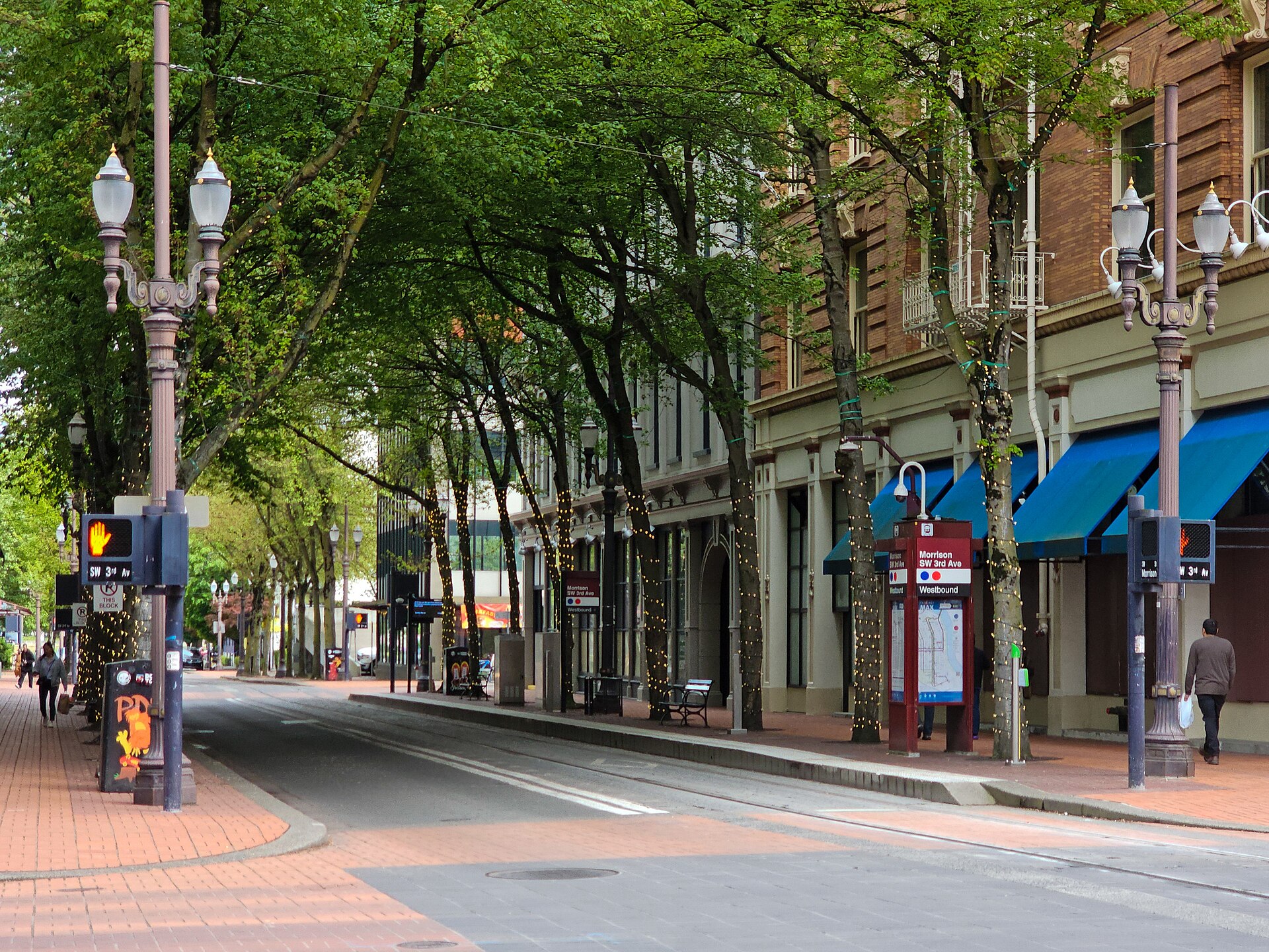 Downtown Portland near Pioneer Courthouse Square