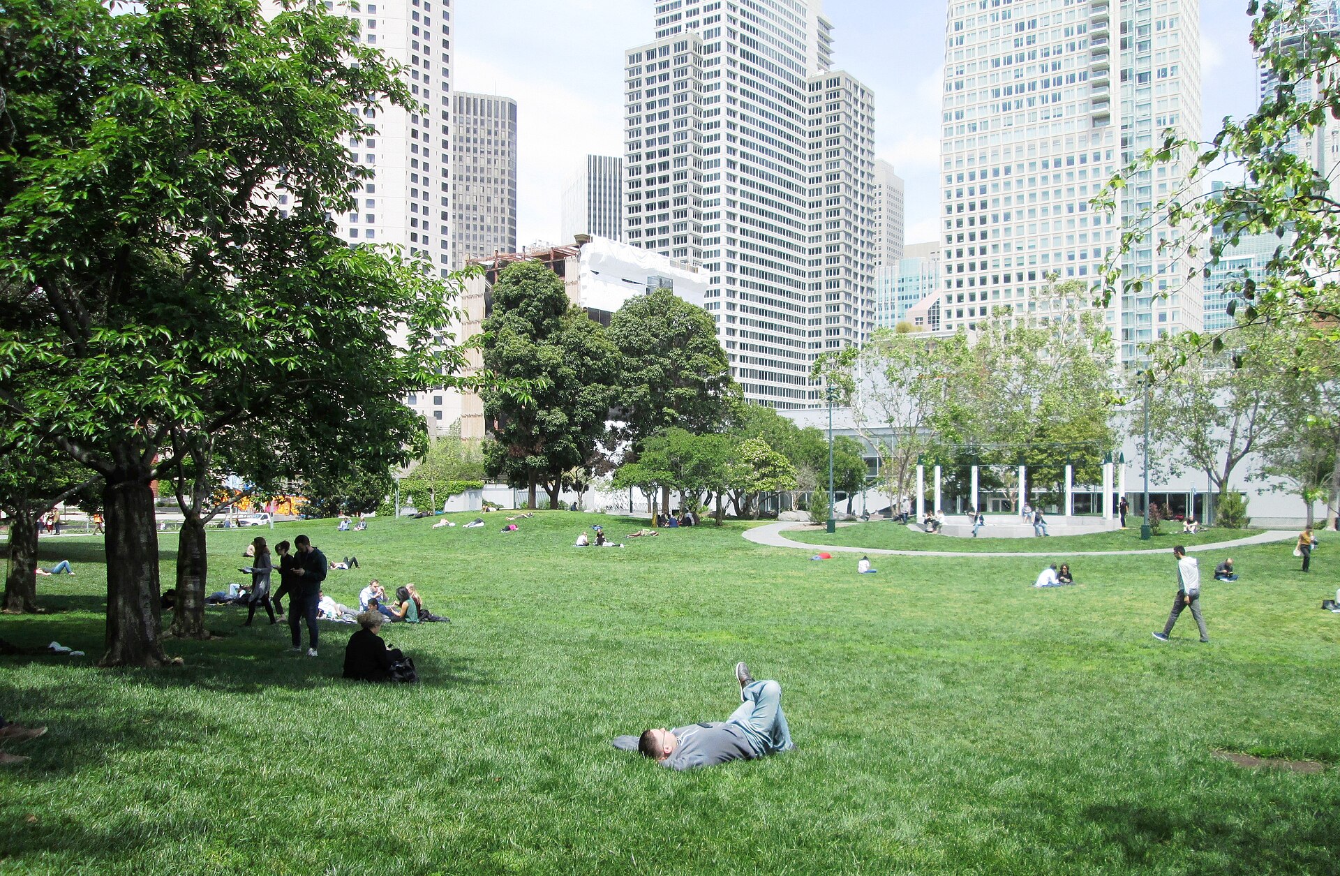 Lawn at Yerba Buena Gardens